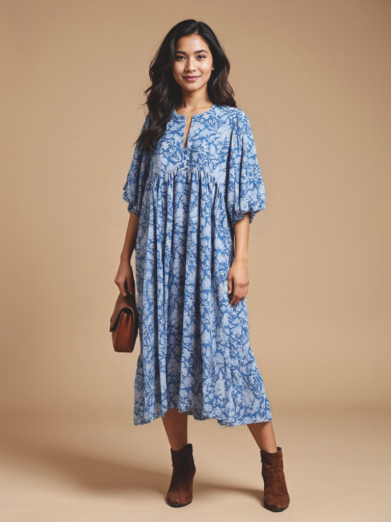 Blueberry Bloom Dress