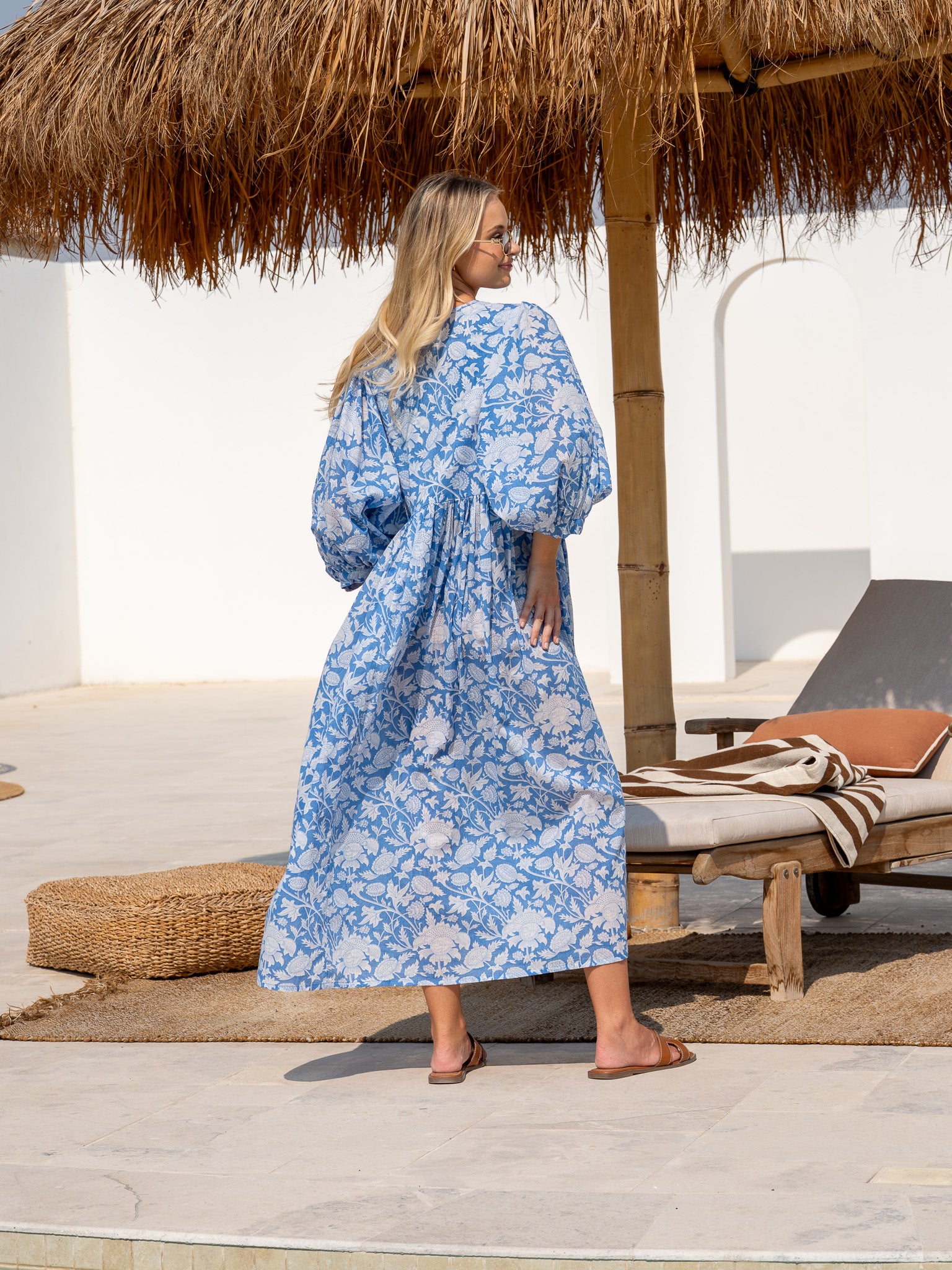 knee length dresses for ladies Melon Maxi Dress | The Borrowed Collective main image 1