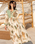 Palm Dune Midi Dress