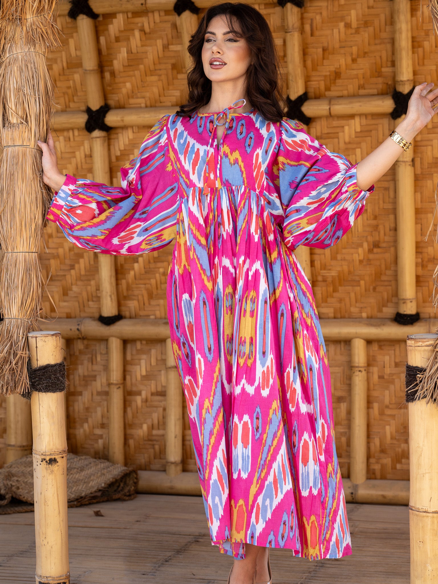 Echo Bloom Midi Dress – DearEzra