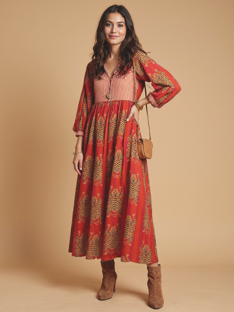 Tiger Sunflare Dress