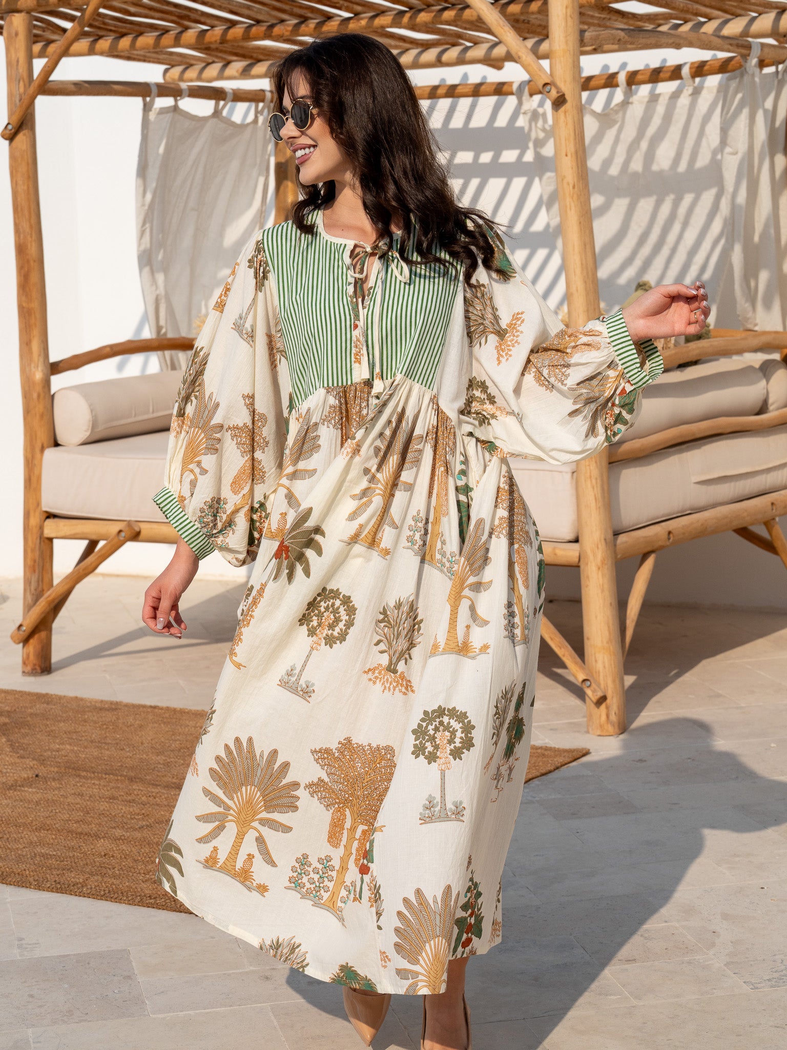 Palm Dune Midi Dress – DearEzra